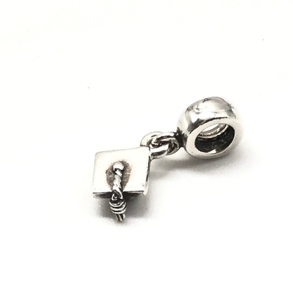 Pandora Graduation Cap Dangle Charm - Picture 3 of 4